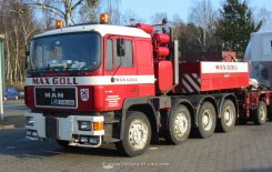 MAN F90 41.502 8x4/4 Schwerlast-Sattelzugmaschine Max Goll 1990-1994