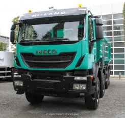 Iveco Trakker Hi-Land 340T50 8x4 Mulden-Hinterkipper 2012