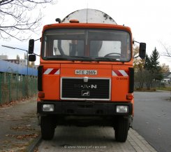 MAN 26.281 (F9) 6x6 Sattelzugmaschine mit Faun Rotopress 1983-1986