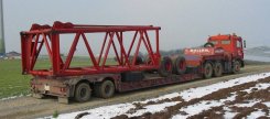 MAN F90 26.362 6x4 Sattelzugmaschine Buller mit Tieflader 1986-1990