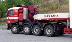 MAN F90 41.502 8x4/4 Schwerlast-Sattelzugmaschine Max Goll 1990-1994