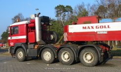 MAN F2000 Evo 41.464 8x4/4 Schwerlast-Sattelzugmaschine Max Goll 1998-2000