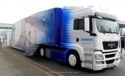 MAN TGX LX 4x2 Sattelzugmaschine Siemens Energy Efficiency Roadshow 2011