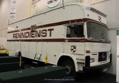 Mercedes-Benz LP kubische Kabine, mittelschwer Renntransporter "Renndienst" 1965-1975