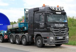 Mercedes-Benz Actros MP3 4160 Megaspace 8x4/4 Schwerlast-Sattelzugmaschine TAS-Logistik 2008-2012