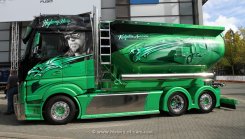 Mercedes-Benz Actros MP4 2551 BigSpace Silo Airbrush Kuljetus Auvinen 2014