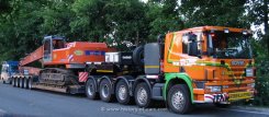 Scania P124G 420 gb10x4/6nz Schwerlast-Sattelzugmaschine V.D.Vlist 1999