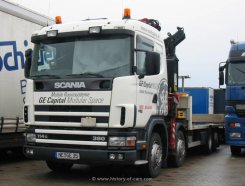 Scania 114G 380 8x2/6 Pritsche mit Ladekran 1998-2004
